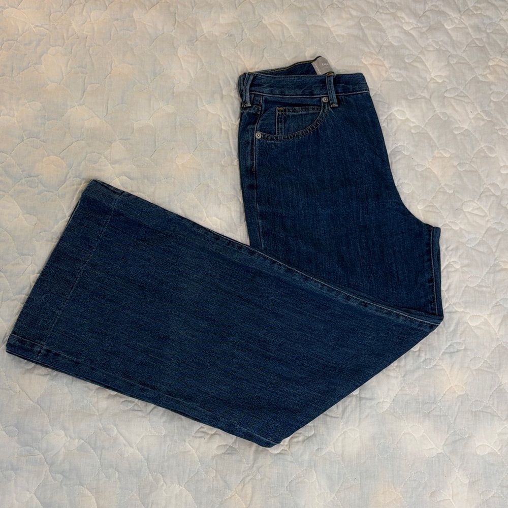 Everlane The Summer Wide Leg Jean Women’s Sz 25 Dark Blue Perfect Condition